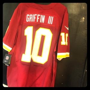 AUTHENTIC RG3 REDSKINS FOOTBALL JERSEY